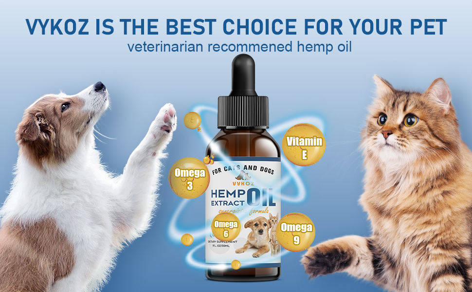 Pet Hemp Oil for Dogs and Cats