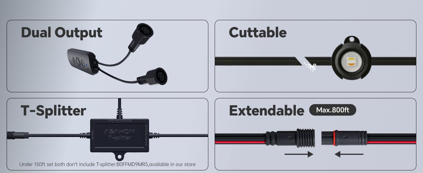 permanent outdoor lights