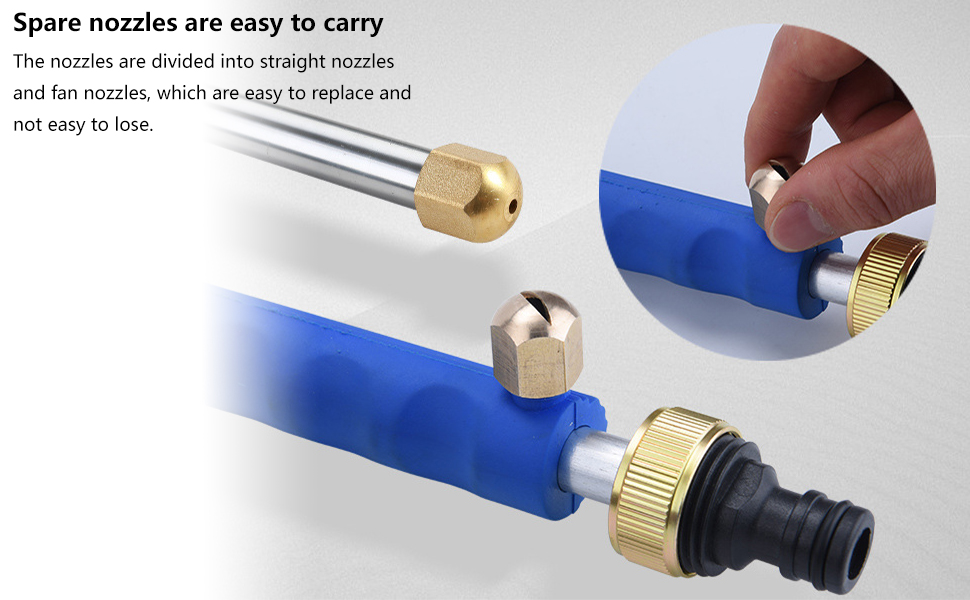 VAKS Hydro Jet Nozzle Power Washer for Garden Hose, Power