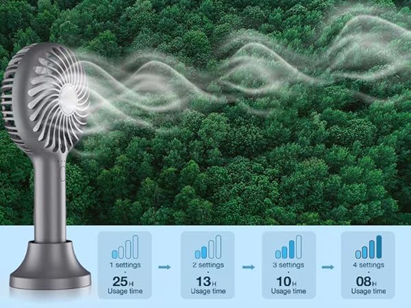 HonHey Portable Fan Handheld Fan Mini Hand Held Fan Personal Fan