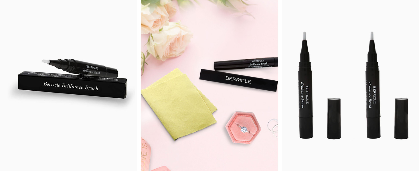 BERRICLE Sterling Silver Jewelry Polishing Cleaning Cloth 7