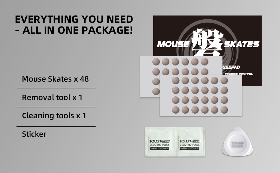 TALONGAMES Mouse Skates 48 Dots Universal
