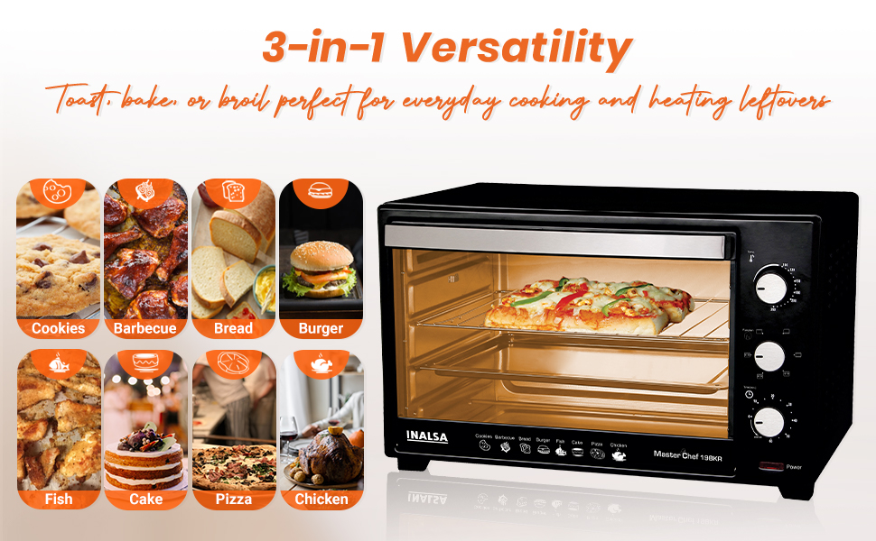 Inalsa Master Chef 19 BKR OTG-1300W