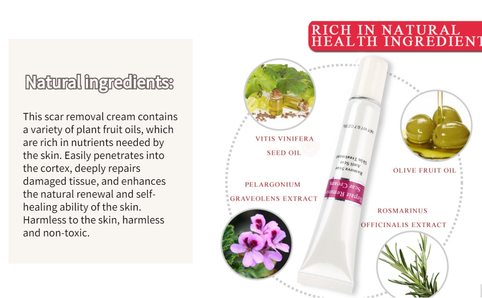 Scar removal cream
