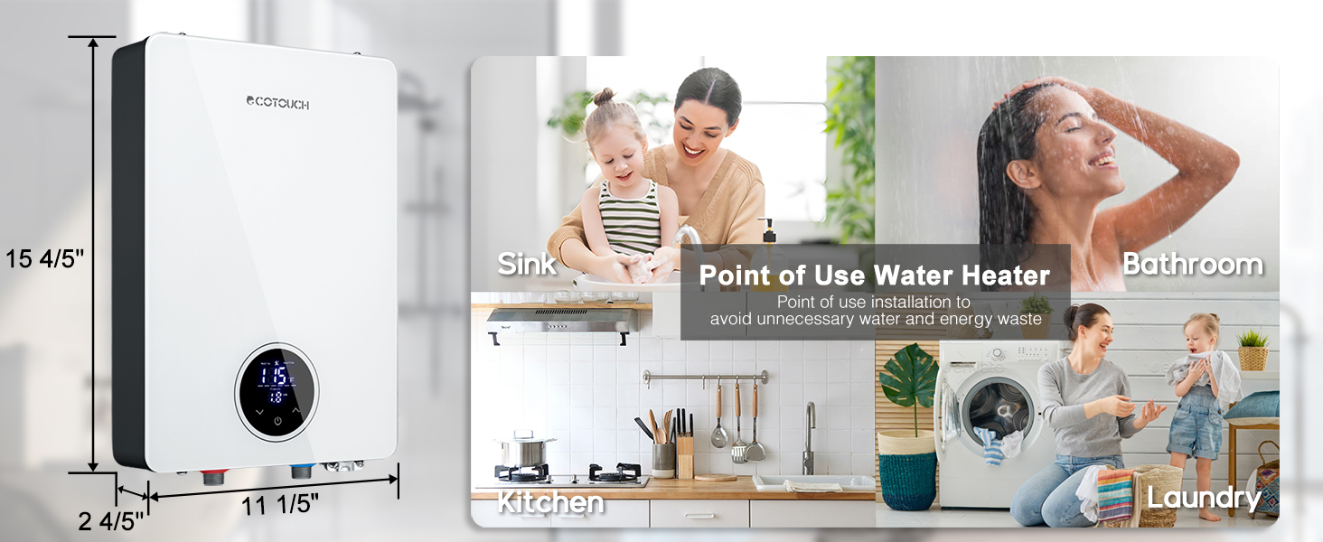 electric tankless hot water heater