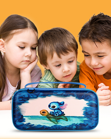 Koecya Carrying Case for Nintendo Switch/Switch OLED Travel Carry Cases for Kids Boys Teen Girls Cute Kawaii Design Aesthetic Portable Hard Shell Covers Pouch Storage Bag for Nintendo Accessories 14 4