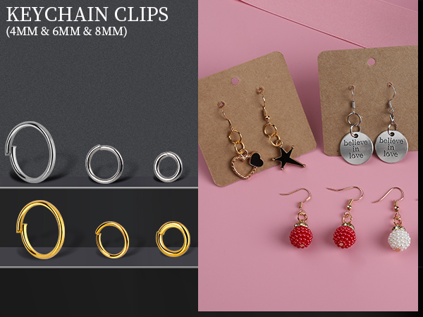 Assorted Size Jump Rings for Jewelry Making