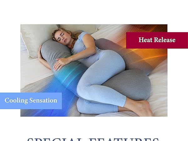 Amazon.com: Pharmedoc Pregnancy Pillows, U-Shape Full Body
