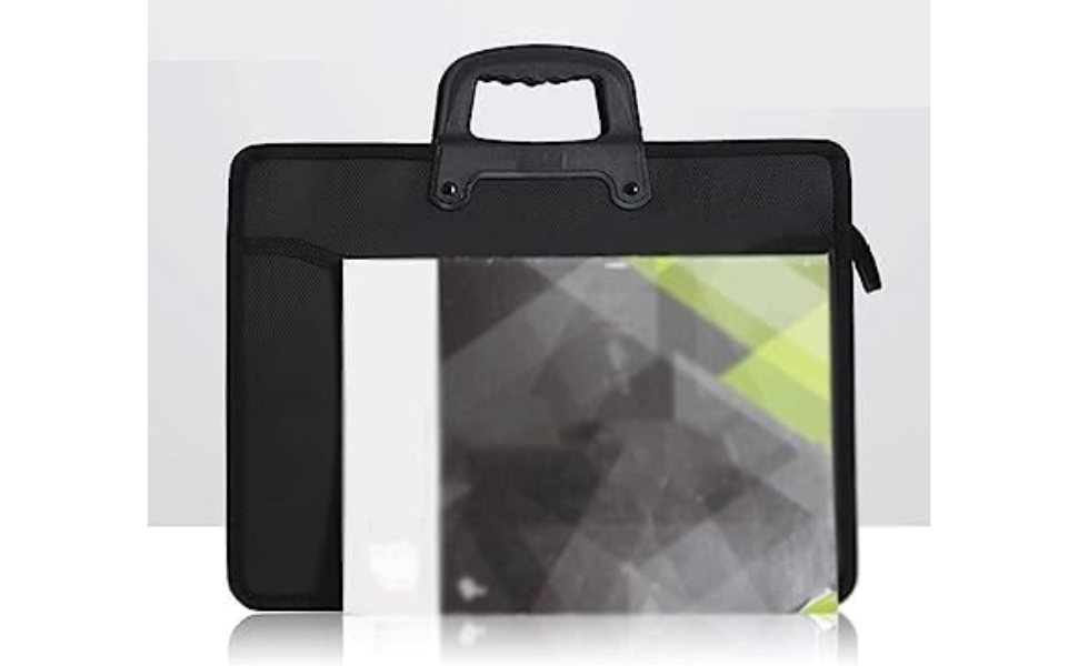 Sevia A4 Portfolio Documents File Storage Bag with Zipper Artist