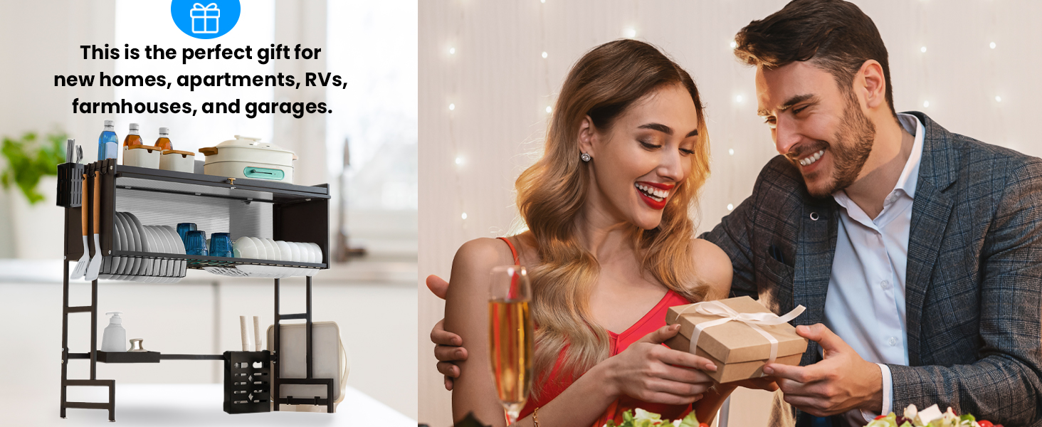 over the sink dish drainer drying rack, over sink dish rack with cover