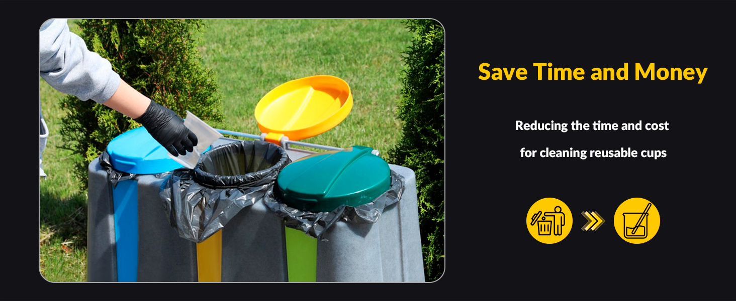 Cost-saving disposable paint cups kit