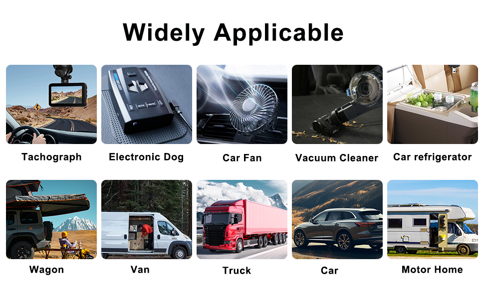 car cigarette lighter extension lead