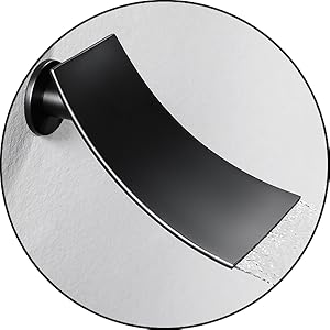 Mitigeur De Baignoire, Robinet De Baignoire Cascade, Robinet De Bain Mural, Encastrable Mitigeur De Douche Avec 1,5m Flexible De Douche En Acier Inoxydable, Douchette En Laiton, Noir, Style B 15 Boîte Intégrée