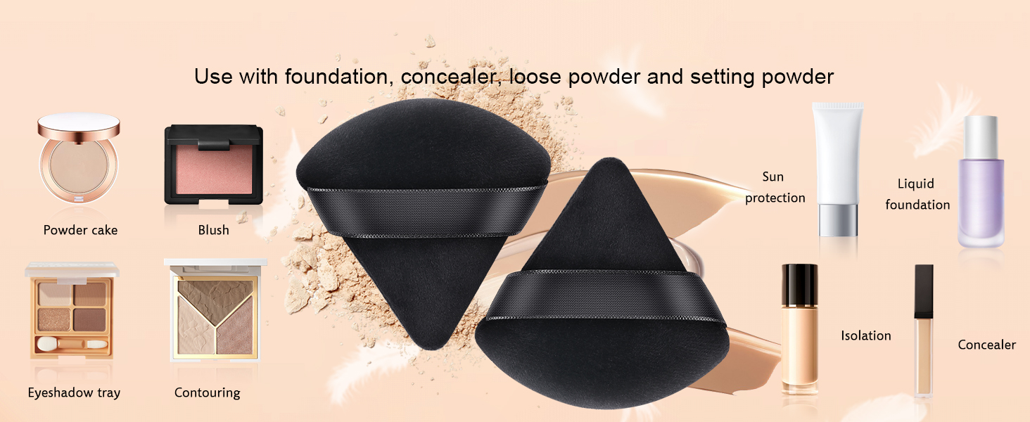 makeup puffs for powder