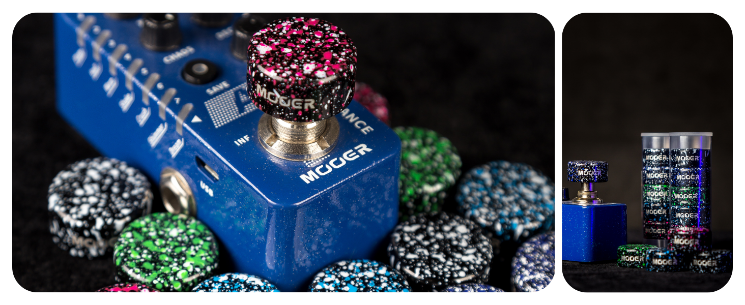 MOOER Metal Crush Footswich Toppers