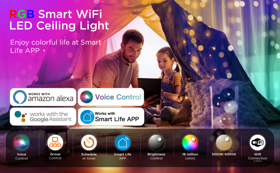 Deckenleuchte WiFi Smart