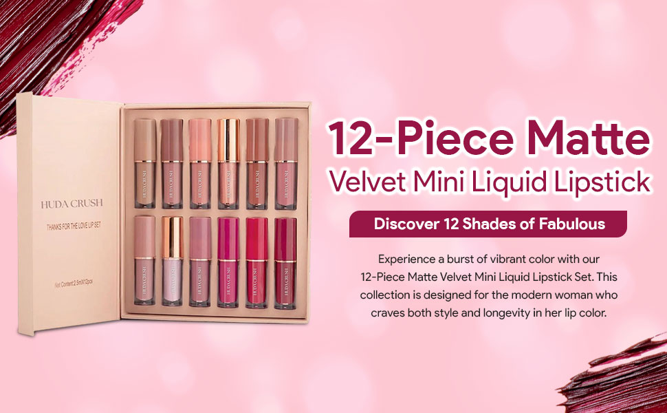 SPN-JGSP lipstick combo set, liquid lipstick waterproof, liquid lipstick