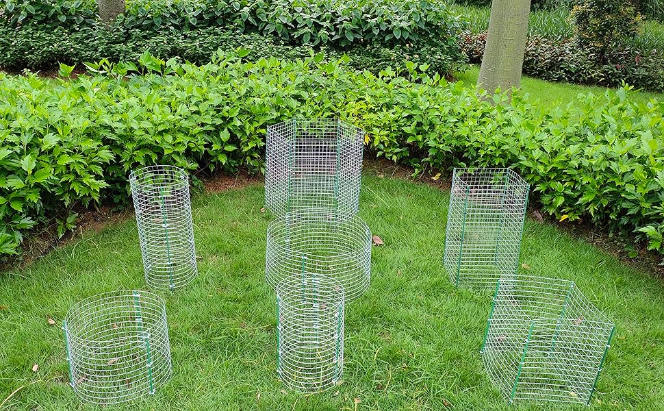 DIY Plant Cages in Various Shapes