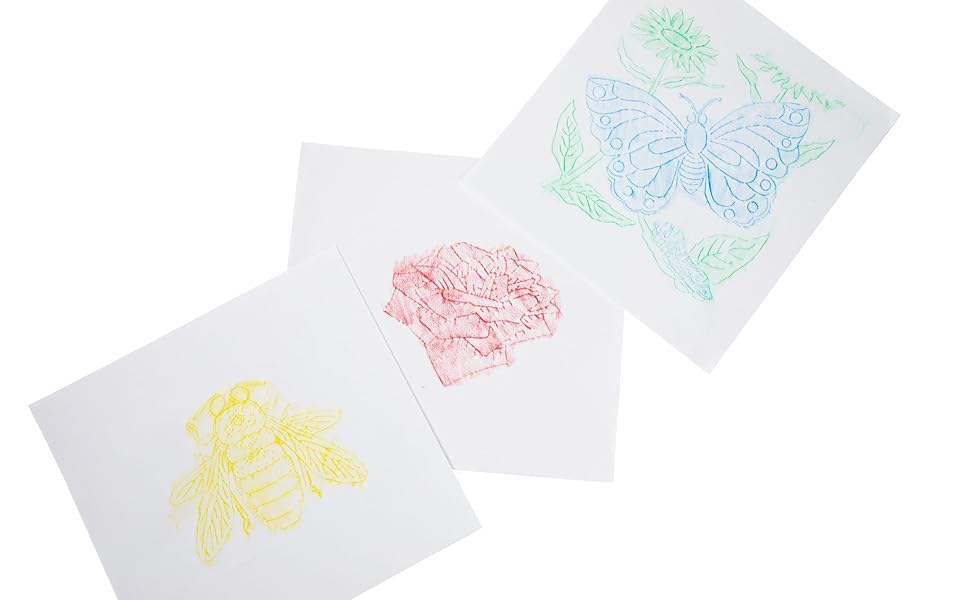 Roylco R5815 Leaf Rubbing Plates, Multicolor