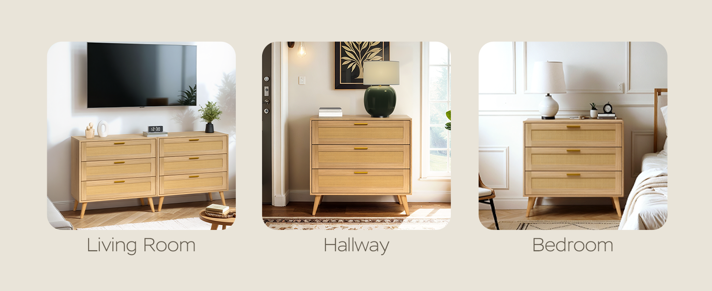 Rattan Dresser