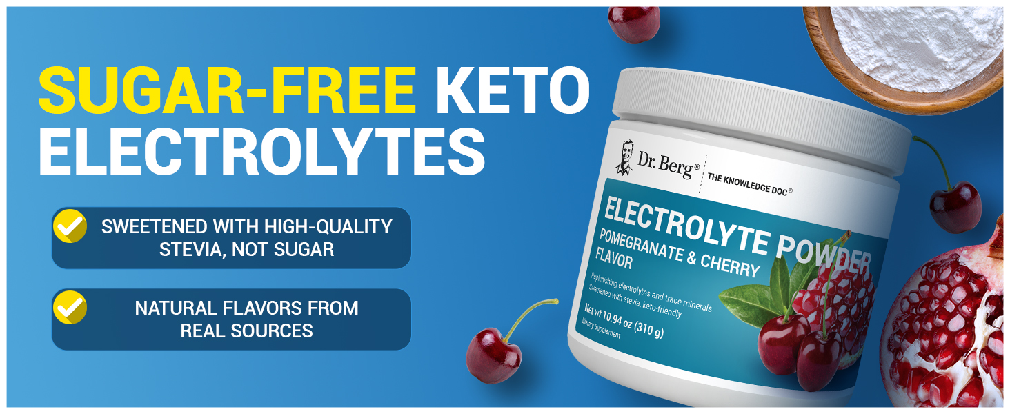 Dr. Berg Electrolyte Powder Pomegranate Cherry