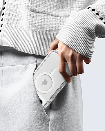 Follaroma for iPhone 15 Pro Max Case, Compatible with MagSafe, Triple Layer Transparent Magnetic Phone Cases, Heavy Duty Shockproof and Anti-Drop Protective Cover for iPhone 15 ProMax, 6.7'', Orange 12 1