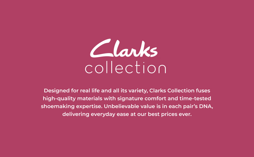 Clarks, Pink, Footer