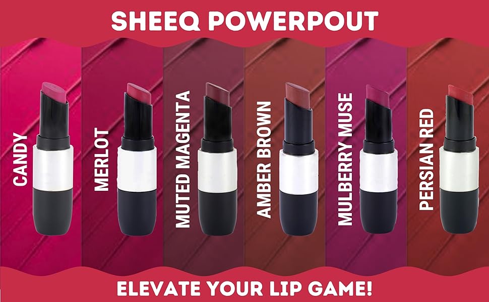 Sheeq Beauty, beauty, lip gloss, lipstick, facewash, matte, smooth, eyeliner, kajal, mascara, Glossy