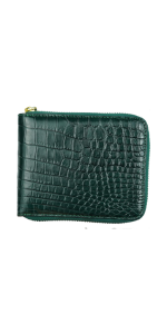 Amazon | [Genuine Crocodile leather] グリーンクロコダイル二