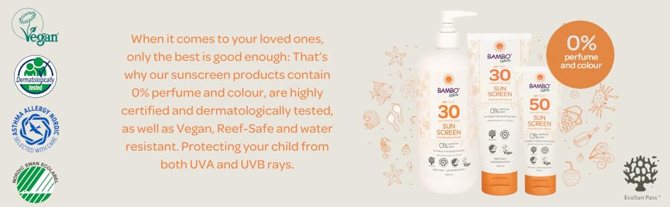 Végétalien, sans danger pour les récifs, testé dermatologiquement.