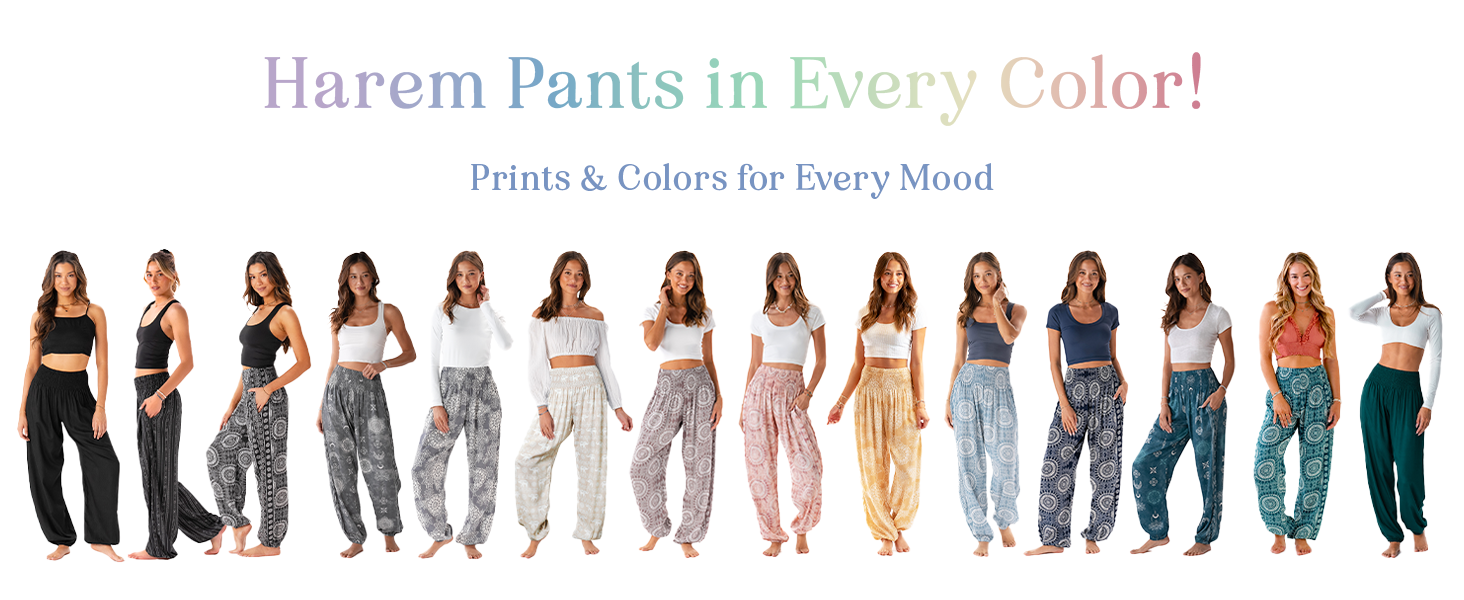 Harem Pants in Every Color !