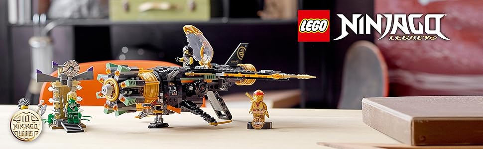 Amazon.com: LEGO NINJAGO Legacy Boulder Blaster 71736 Airplane Toy