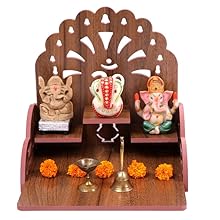 wooden pooja ghr