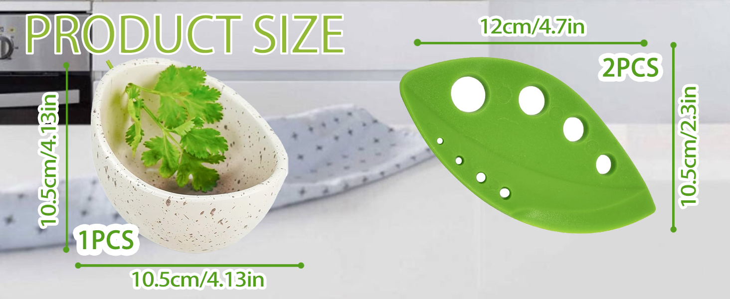 Pottery Herb Stripper Bowl