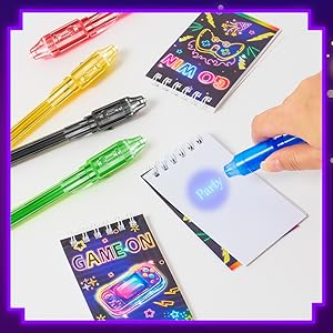 Color invisible ink pen