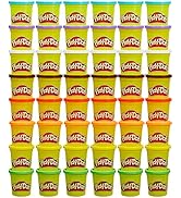 Play-Doh Bulk Pack of 48 Cans, 6 Sets of 8 Modeling Compound Colors, 3oz, Back to School Gifts & ...
