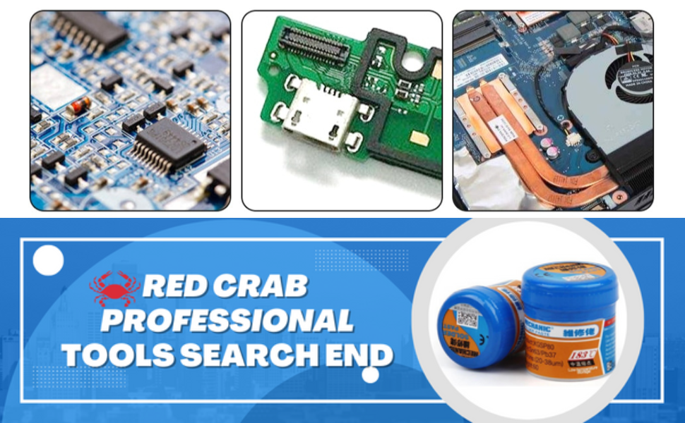 Universal Stencil BGA IC Reballing/Solder Paste,PPD Paste, Solder Paste