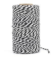 black white twine