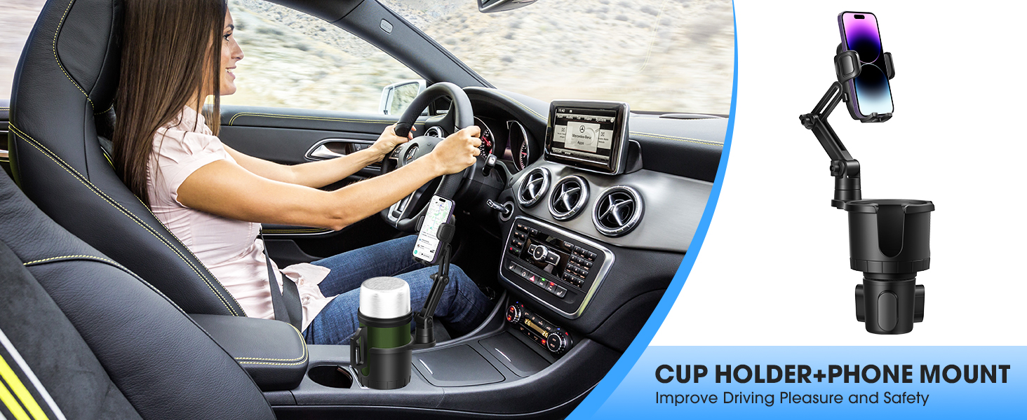 cup holder phone mount