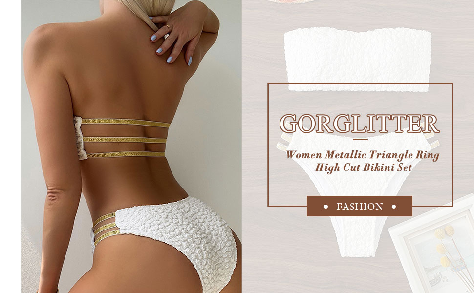 women bandeau bikini