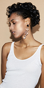 CAISHA by Prettyshop Haarteil Haargummi Haarverlängerung 