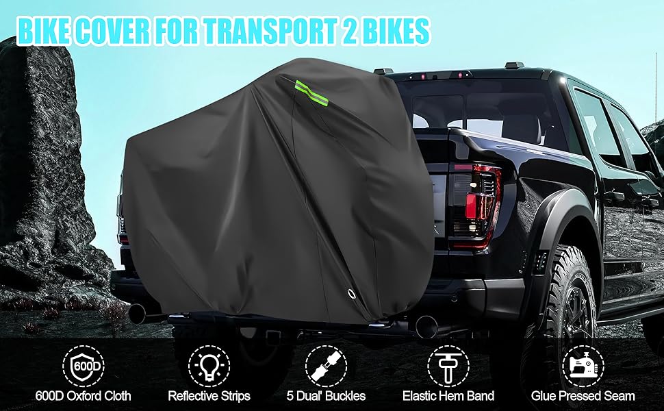 bike covers outdoor storage waterproof 2 bikes