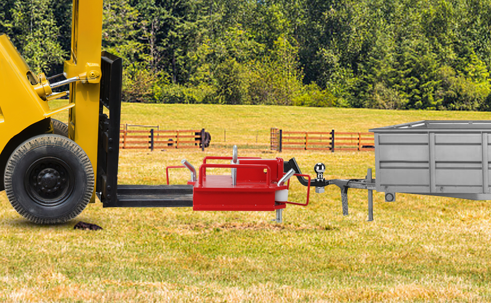MERXENG Trailer Receiver Hitch for Forklift Attachment