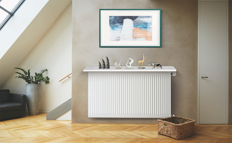 Supernic Radiator Shelves 120cm Radiator Shelf No Drilling MDF Wooden