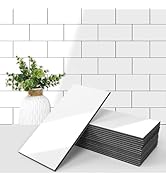 Art3d 102-Piece Peel and Stick Wall Tile for Kitchen Backsplash, Bathroom, Fireplace, 3in. × 6in....