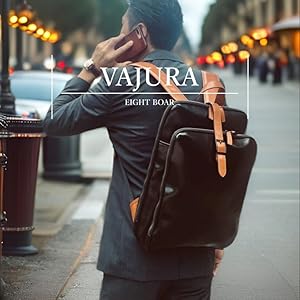 ブラックレザーバックパック Amazon.co.jp: ◇VAJURA 牛本革 デザイナーズバックパック