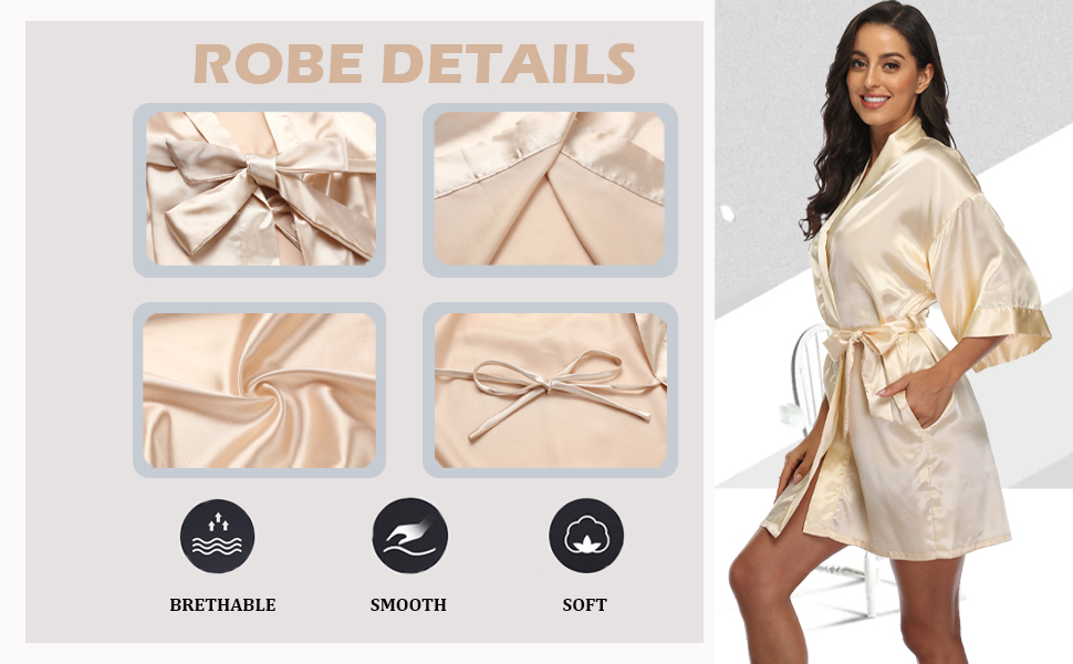satin dressing gown