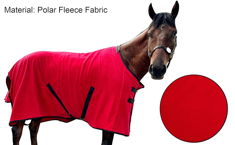 Fleece horse blanket