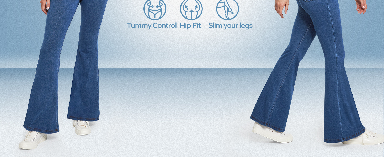 flare jeans for women high waisted