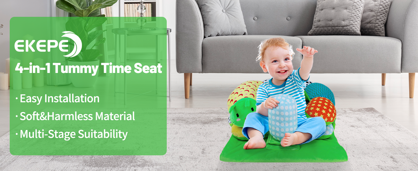 EKEPE 4 in 1 Tummy Time Seat